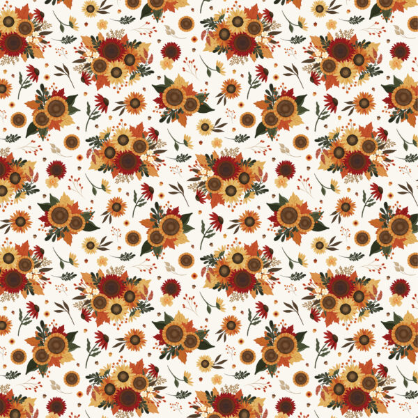 Carta Bella Americana 12X12 Fall Flower Bunches