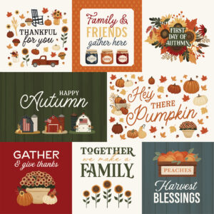 Carta Bella Americana 12X12 Gather Journaling Cards