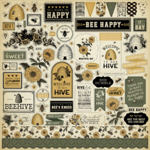 Carta Bella Honey Bee Element Sticker