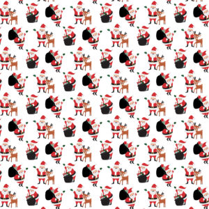 Echo Park Christmas Express 12X12 Santa and Rudolph