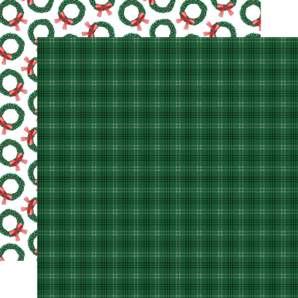 Echo Park Christmas Express 12X12 North Pole Plaid