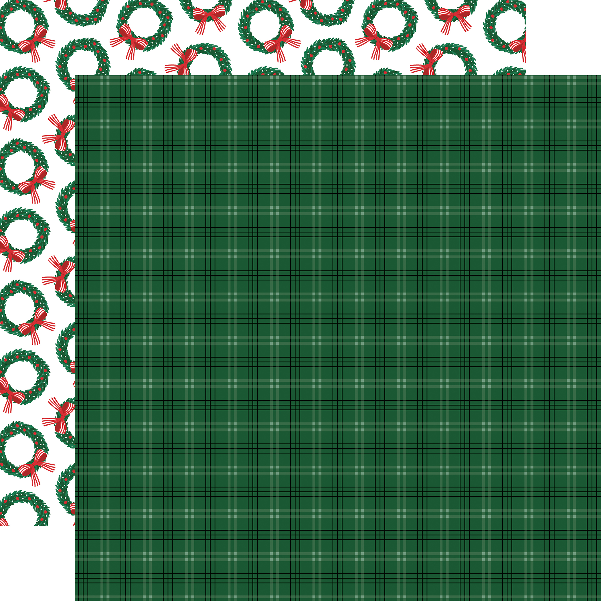 Echo Park Christmas Express 12X12 North Pole Plaid