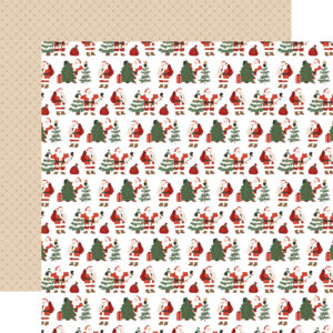 Carta Bella Christmas Village 12X12 Here Comes Santa