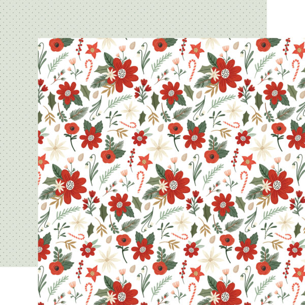 Carta Bella Christmas Village 12X12 Very Merry Floral