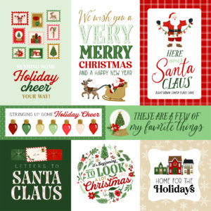 Carta Bella Christmas Village 12X12 Merry Journaling Cards