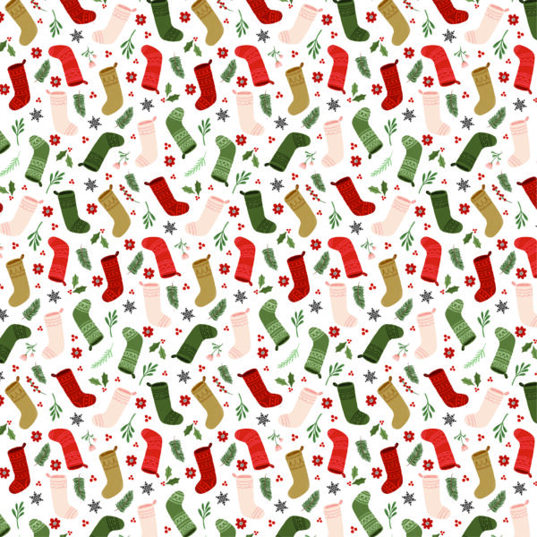 Carta Bella Christmas Village 12X12 Joyful Stockings