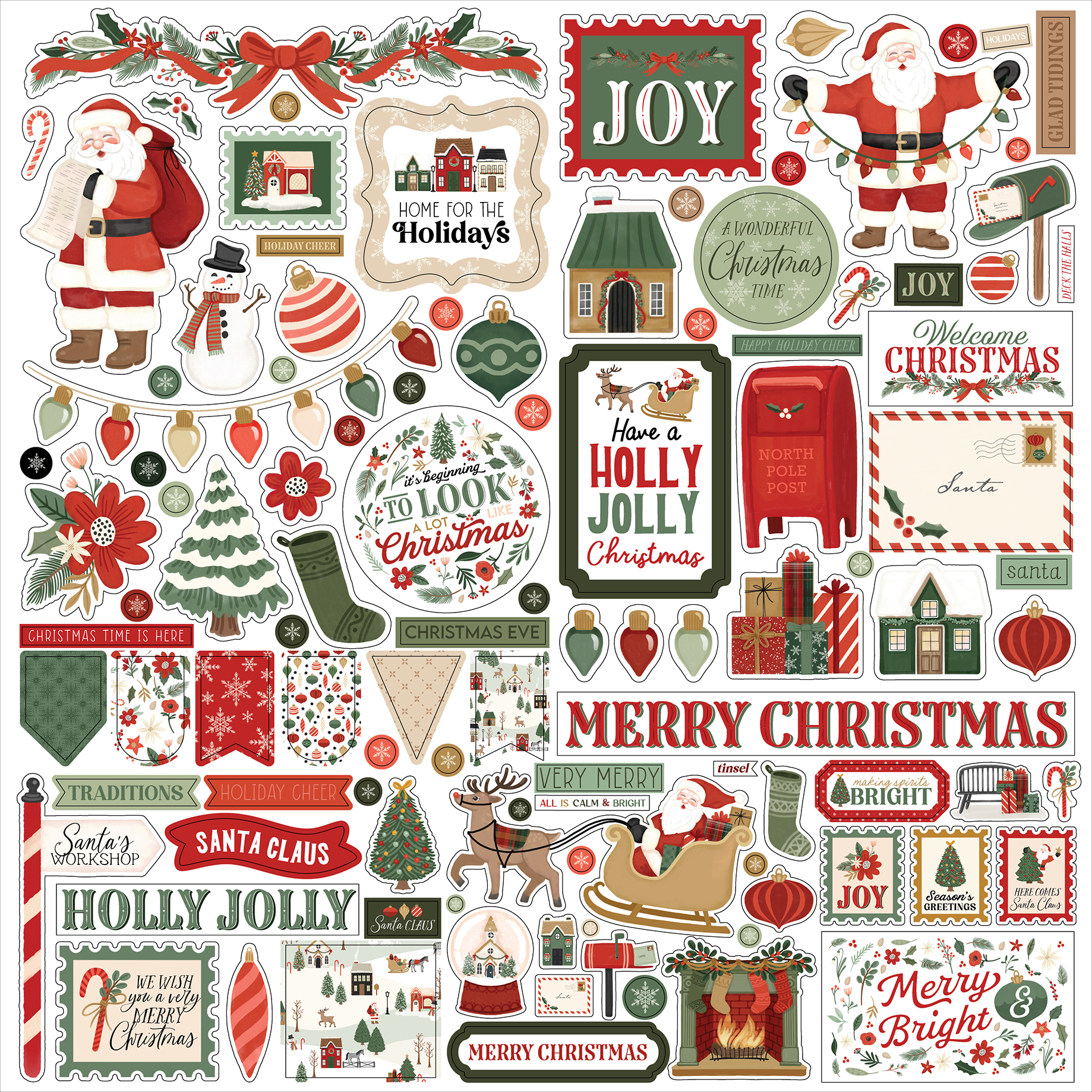 Carta Bella Christmas Village Element Sticker
