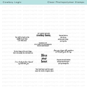 Papertrey Stamp Cowboy Logic