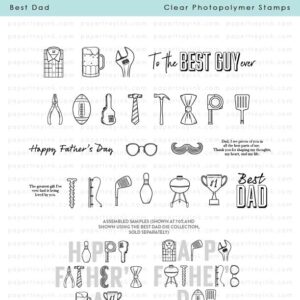 Papertrey Stamp Best Dad