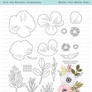 Papertrey Die Into the Blooms: Anemones