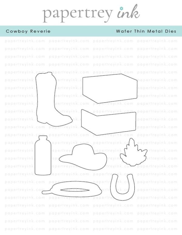 Papertrey Die Cowboy Reverie