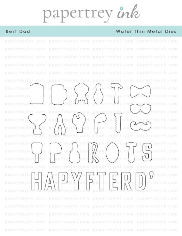 Papertrey Die Best Dad