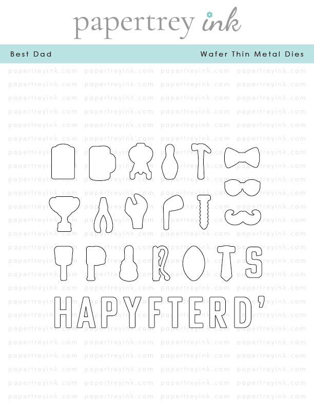 Papertrey Die Best Dad