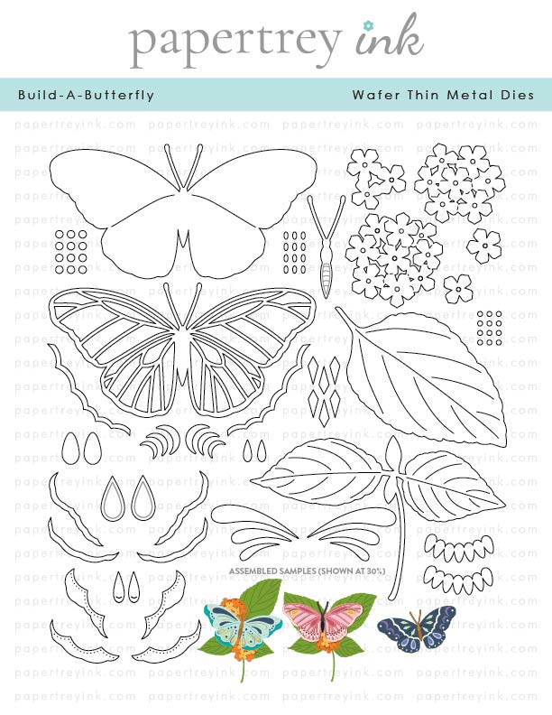 Papertrey Die Build-a-butterfly
