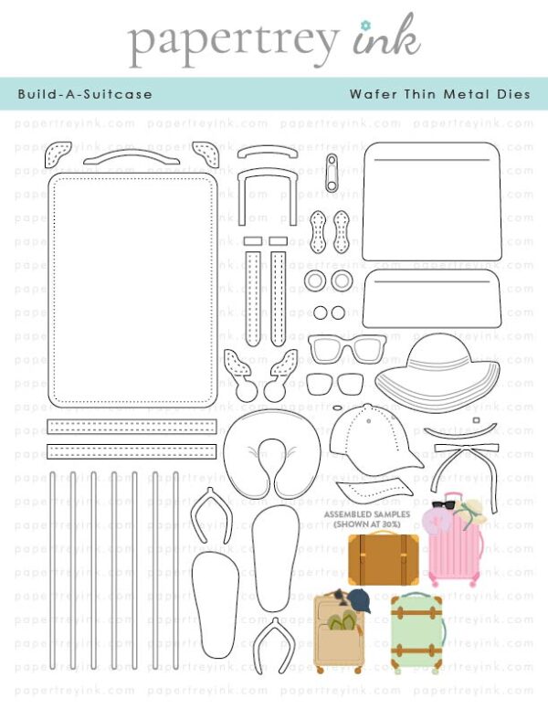 Papertrey Die Build-a-suitcase