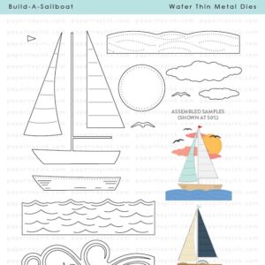 Papertrey Die Build-a-sailboat