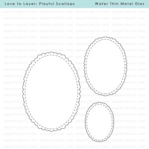 Papertrey Die Love To Layer: Playful Scallops