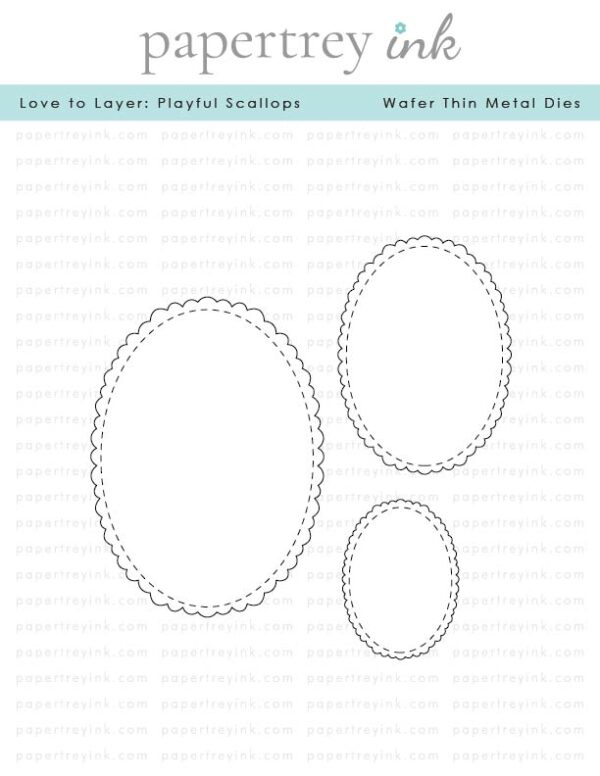 Papertrey Die Love To Layer: Playful Scallops