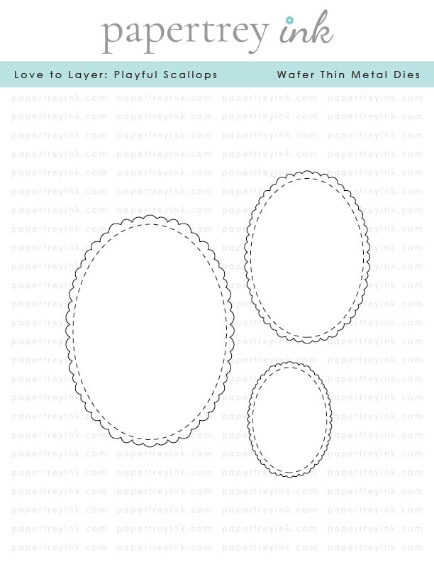 Papertrey Die Love To Layer: Playful Scallops