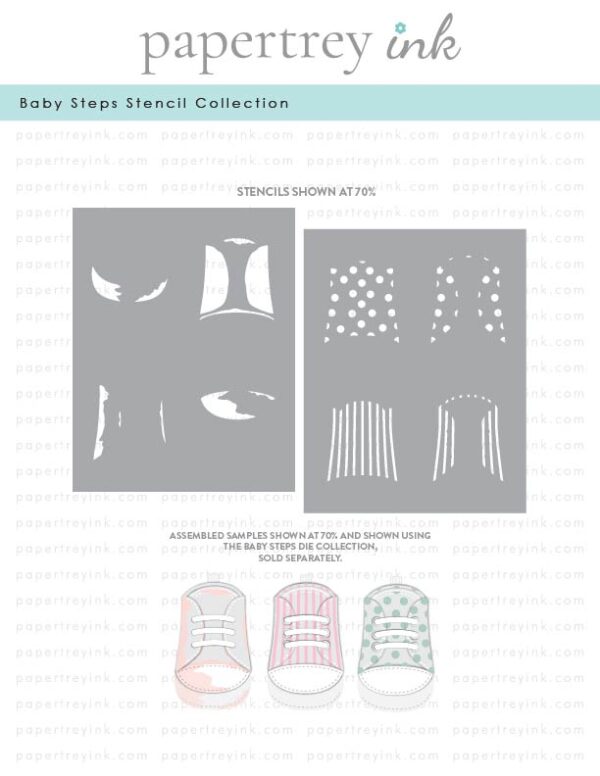 Papertrey Stencil Baby Steps Stencils