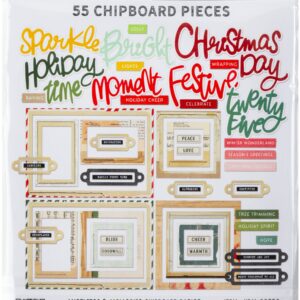 49 & MARKET VB MISTLETOE & MEMORIES CHIPBOARD BASICS