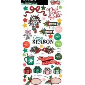 49 & VB MARKET MISTLETOE & MEMORIES STICKERS