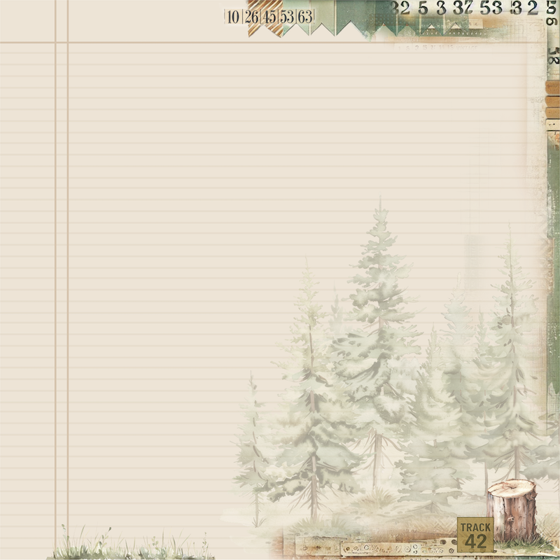 Uniquely Creative Filed Notes 12X12 Waypoint Paper