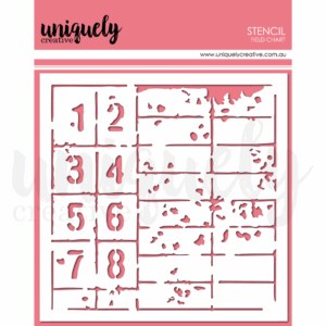 Uniquely Creative Filed Notes Field Chart Stencil