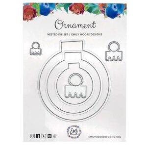 Em Dies So Charming Ornament Charm Die Set