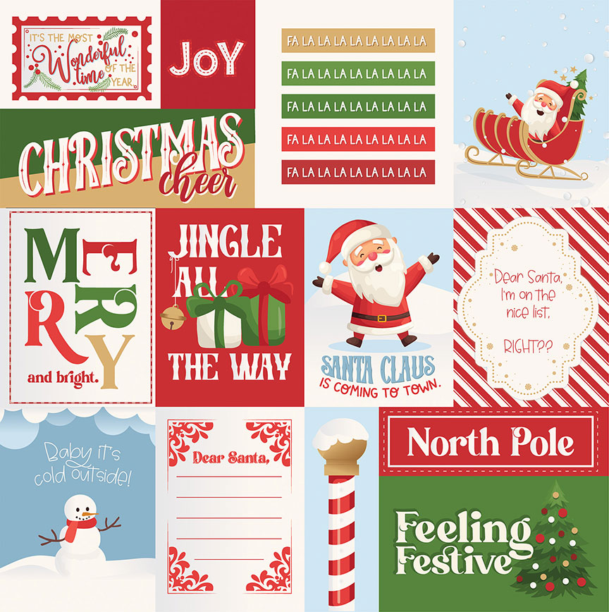 Photo Play Up On the Rooftop 12X12 Christmas Cheer