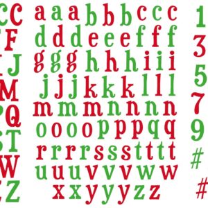 Arden Creative Studio Vintage Christmas Alphabet Stickers
