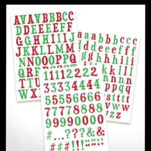 Arden Creative Studio Vintage Christmas Alphabet Stickers