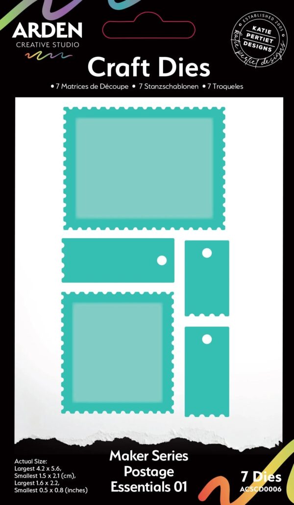 Arden Creative Studio Maker Series Postage Essentials 01 Craft Die Set
