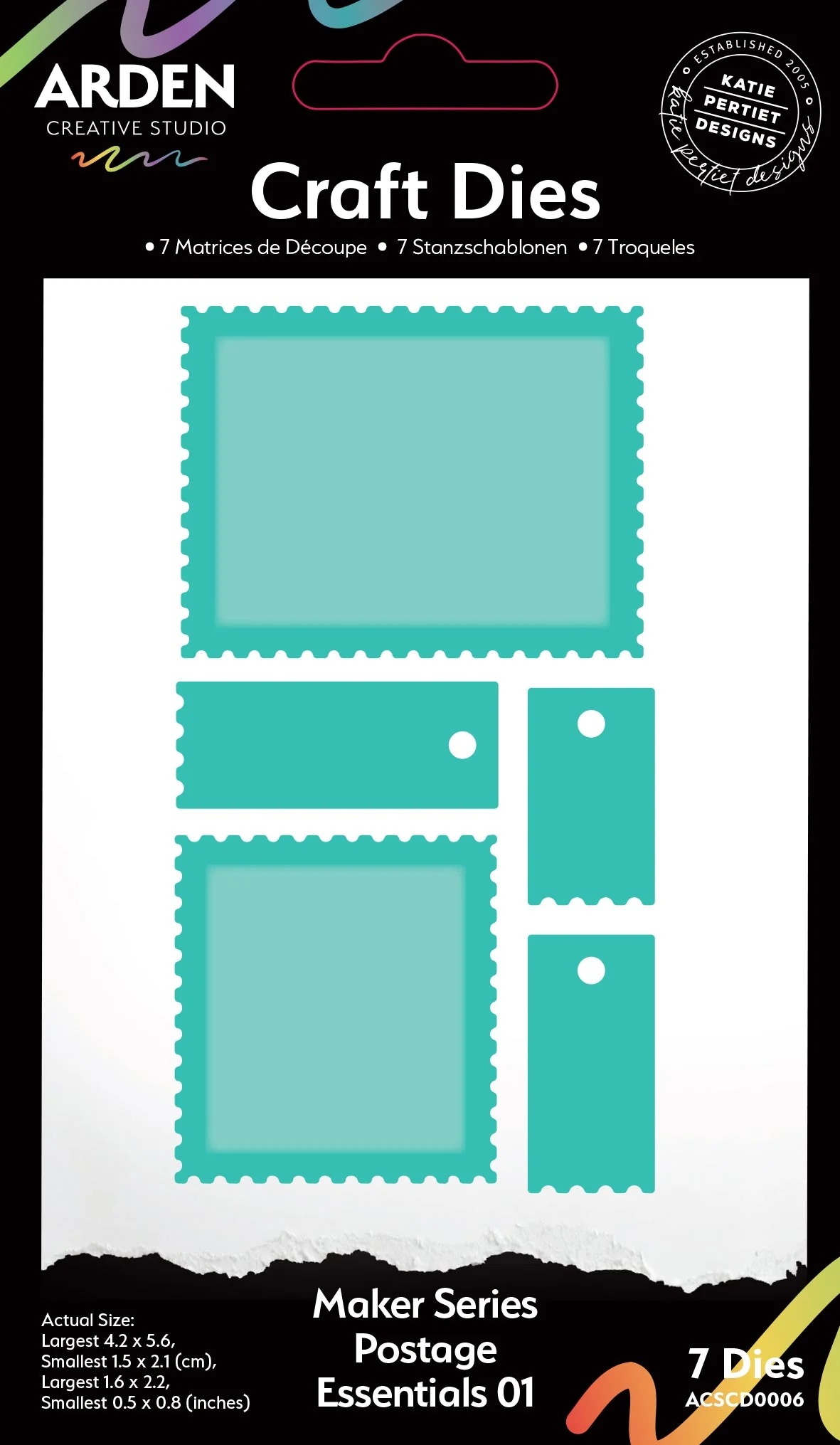 Arden Creative Studio Maker Series Postage Essentials 01 Craft Die Set