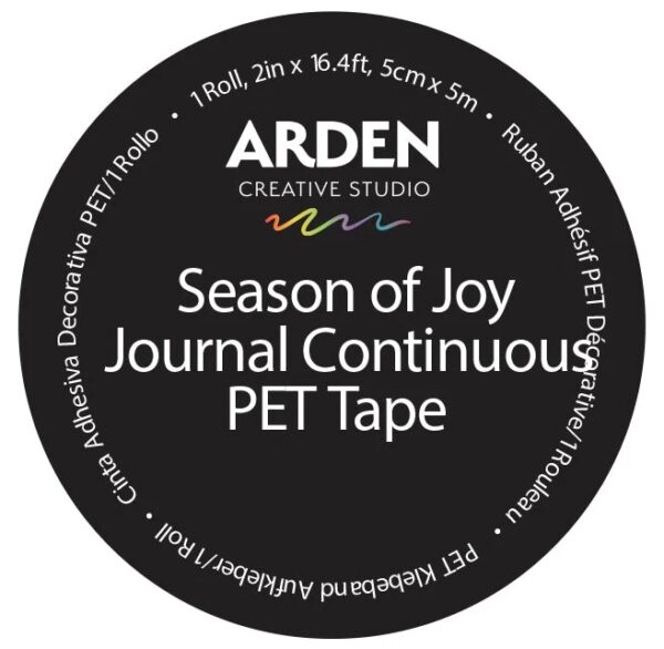 Arden Creative Studio Season of Joy Journal Continuous Pet Tape Arden Creative Studio Season of Joy Journal Continuous Pet Tape