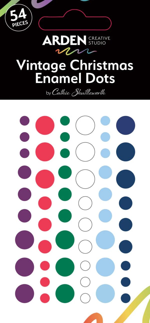 Arden Creative Studio Vintage Christmas Enamel Dots
