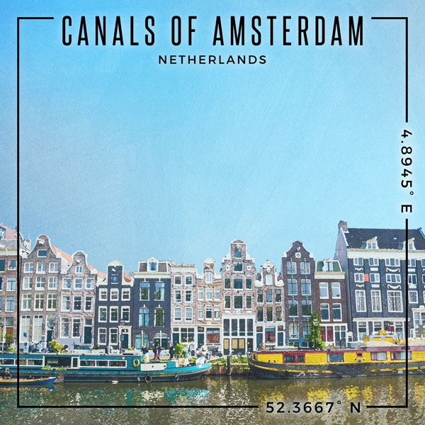 SCRAPBOOK CUSTOMS 12X12 CANALS OF AMSTERDAM