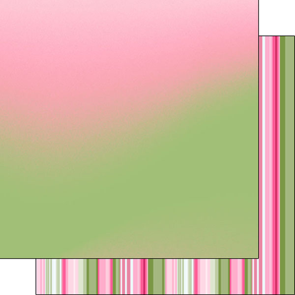 SCRAPBOOK CUSTOMS 12X12 PRINCESS PINK & GREEN