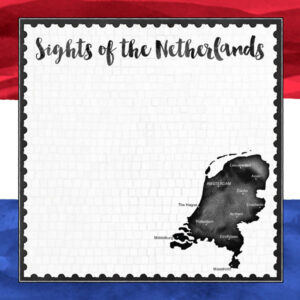 SCRAPBOOK CUSTOMS 12X12 NETHERLANDS FLAG SIGHTS