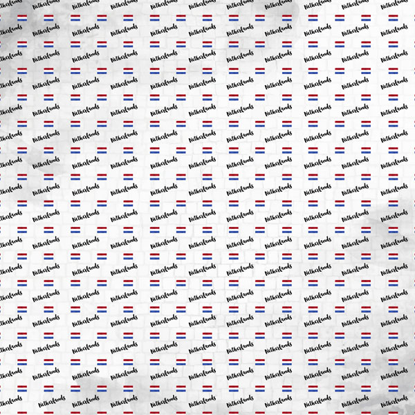 SCRAPBOOK CUSTOMS 12X12 NETHERLANDS FLAG SIGHTS