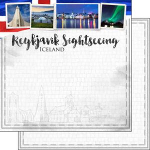 SCRAPBOOK CUSTOMS 12X12 REYKJAVIK CITY SIGHTS