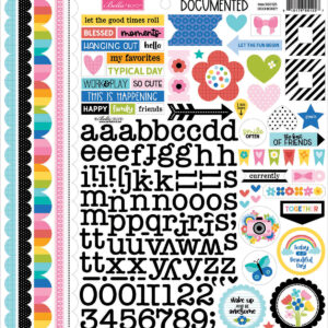 Bella Boulevard Documented Doohickey Cardstock Stickers