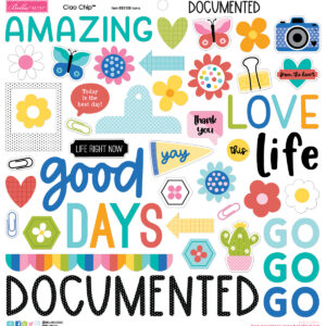 Bella Boulevard Documented Caio Chipboard Icons