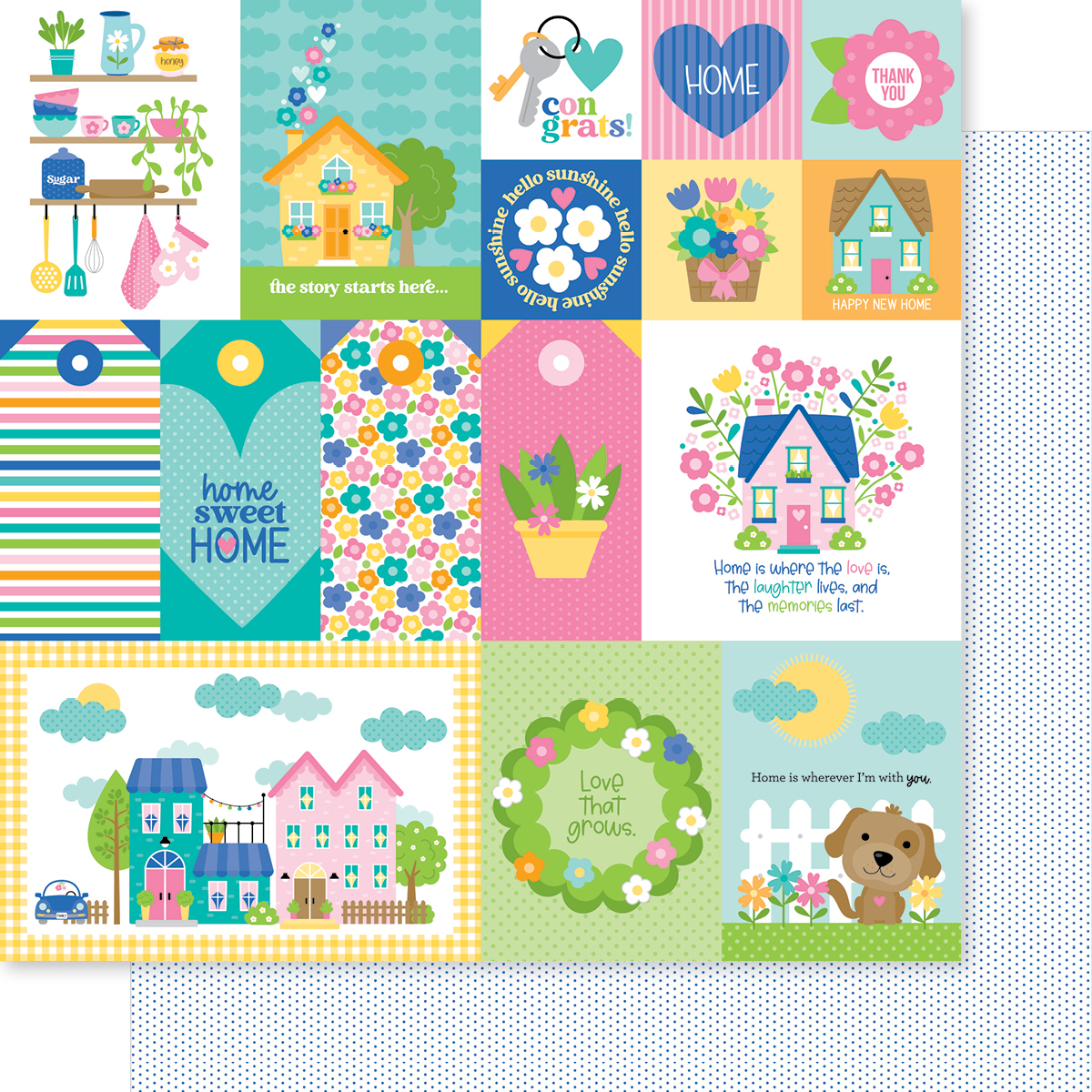 Bella Boulevard Love Grows 12X12 Love Grows Here Daily Details