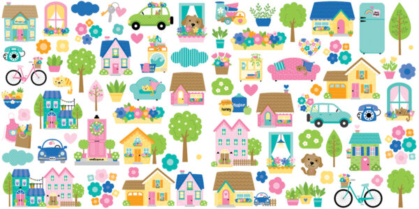 Bella Boulevard Love Grows Here Ephemera Icons