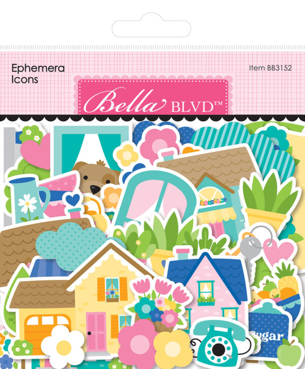 Bella Boulevard Love Grows Here Ephemera Icons