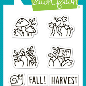 Lawn Fawn Stamp Spring Basket Add-on: Fall