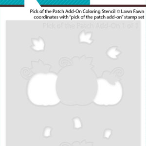 Lawn Fawn Stencil Pick of the Patch Add-on