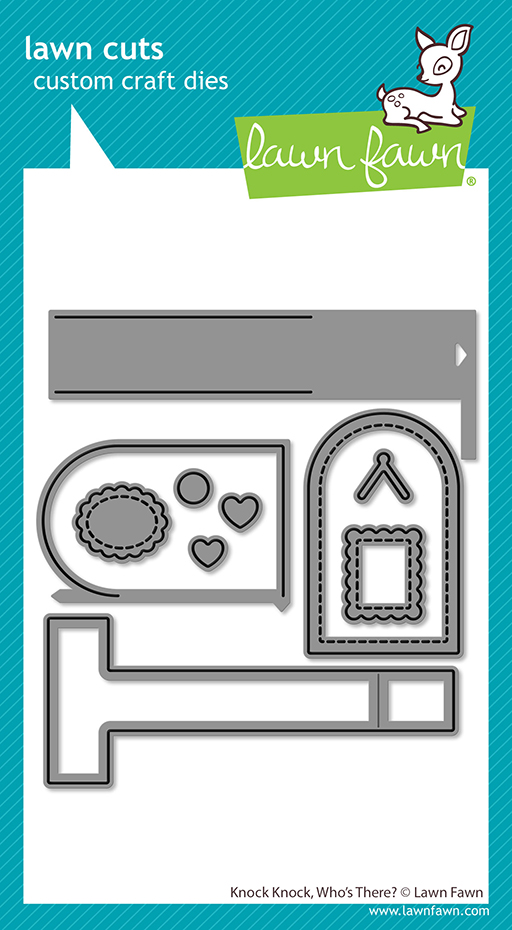 Lawn Fawn Die Knock Knock, Who's There?