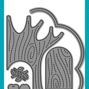 Lawn Fawn Die Knock Knock, Who's There? Tree Add-on